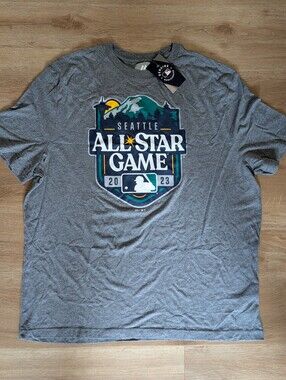 MLB Seattle All-Star Game 2023 Gray Graphic T-Shirt